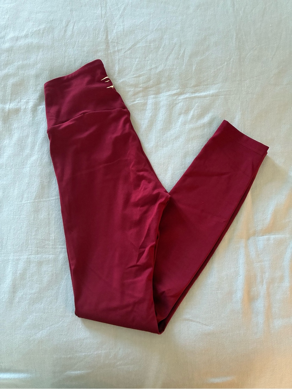 Gymshark High-Waisted Burgundy Leggings - Picture 6 of 6